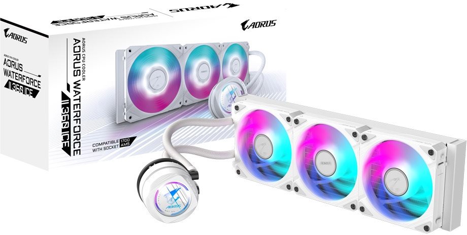 GIGABYTE AORUS WATERFORCE II 360 ICE Vízhűtés