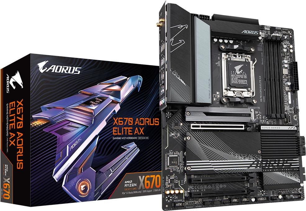 GIGABYTE X670 AORUS ELITE AX Alaplap