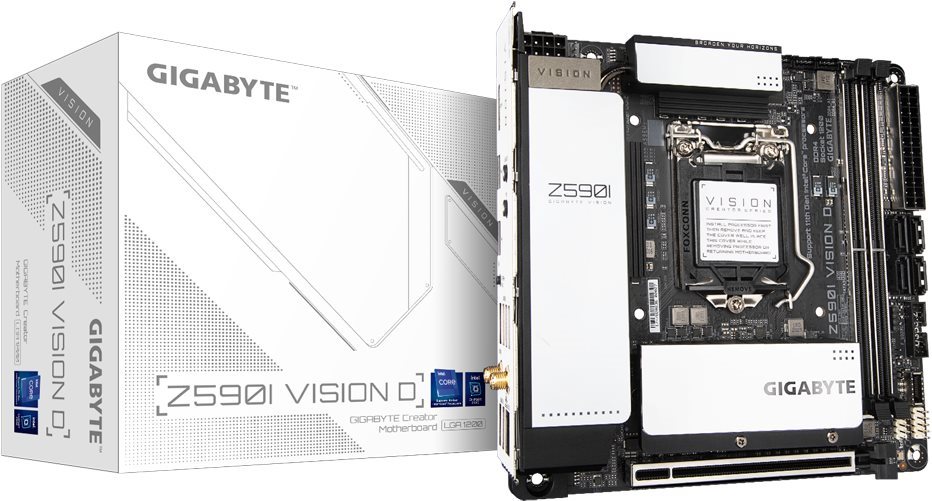 GIGABYTE Z590I VISION D Motherboard