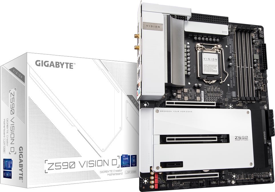 GIGABYTE Z590 VISION D Motherboard