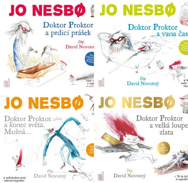 Balíček audioknih Doktor proktor a jeho neuvěřitelné příběhy 1-4 za...