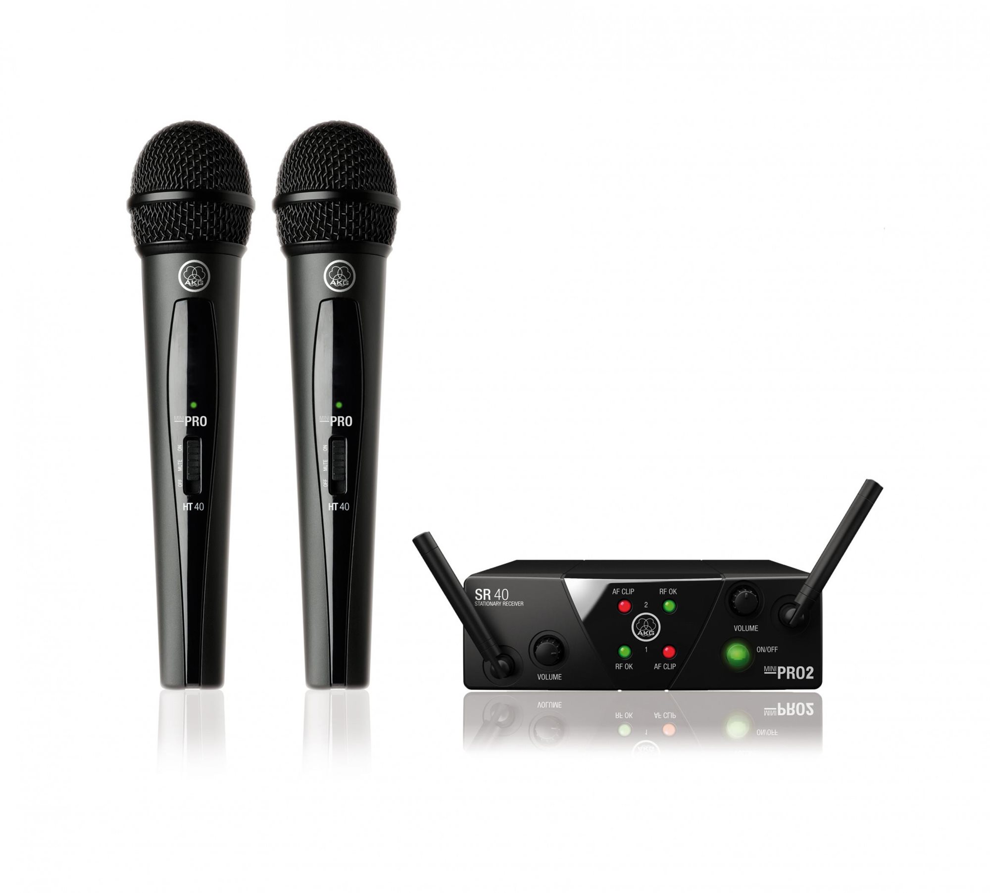 AKG WMS40 MINI2 VOCAL SET DUAL ISM2 / 3 Wireless System