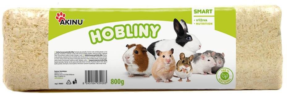Akinu Hobliny pre hlodavce 800 g Podstielka