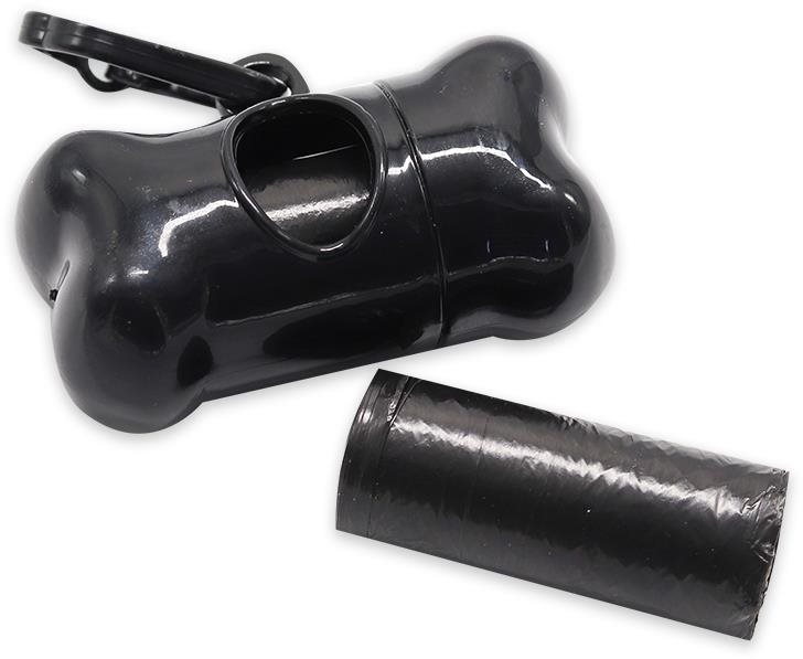 Akinu Zásobník, čierny Zásobník na vrecká na psie exkrementy