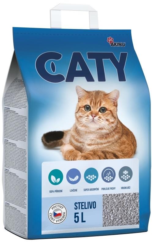 Akinu Caty Křemelinová podstielka pre mačky 5 l Podstielka pre mačky