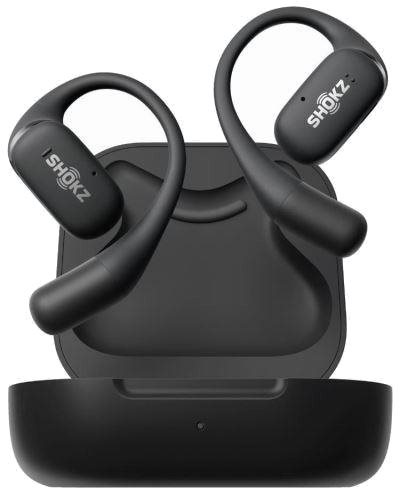 Shokz OpenFit, čierne Bezdrôtové slúchadlá