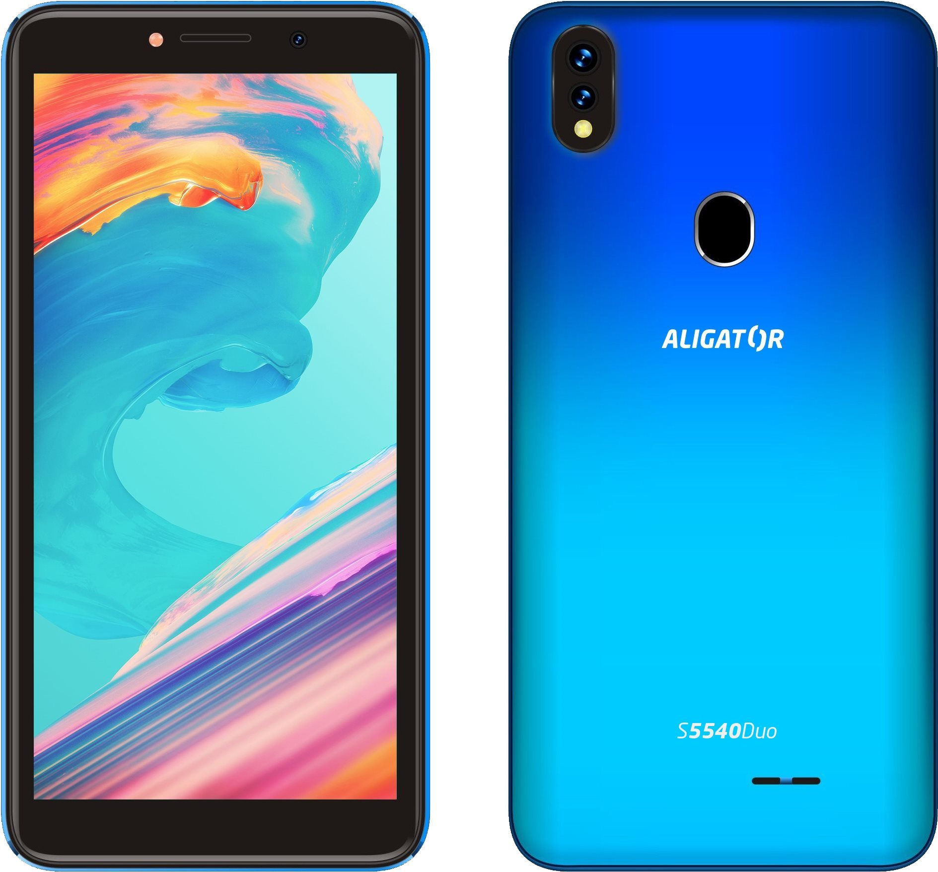 Aligator S5540 Duo 32GB gradient blue Mobile Phone