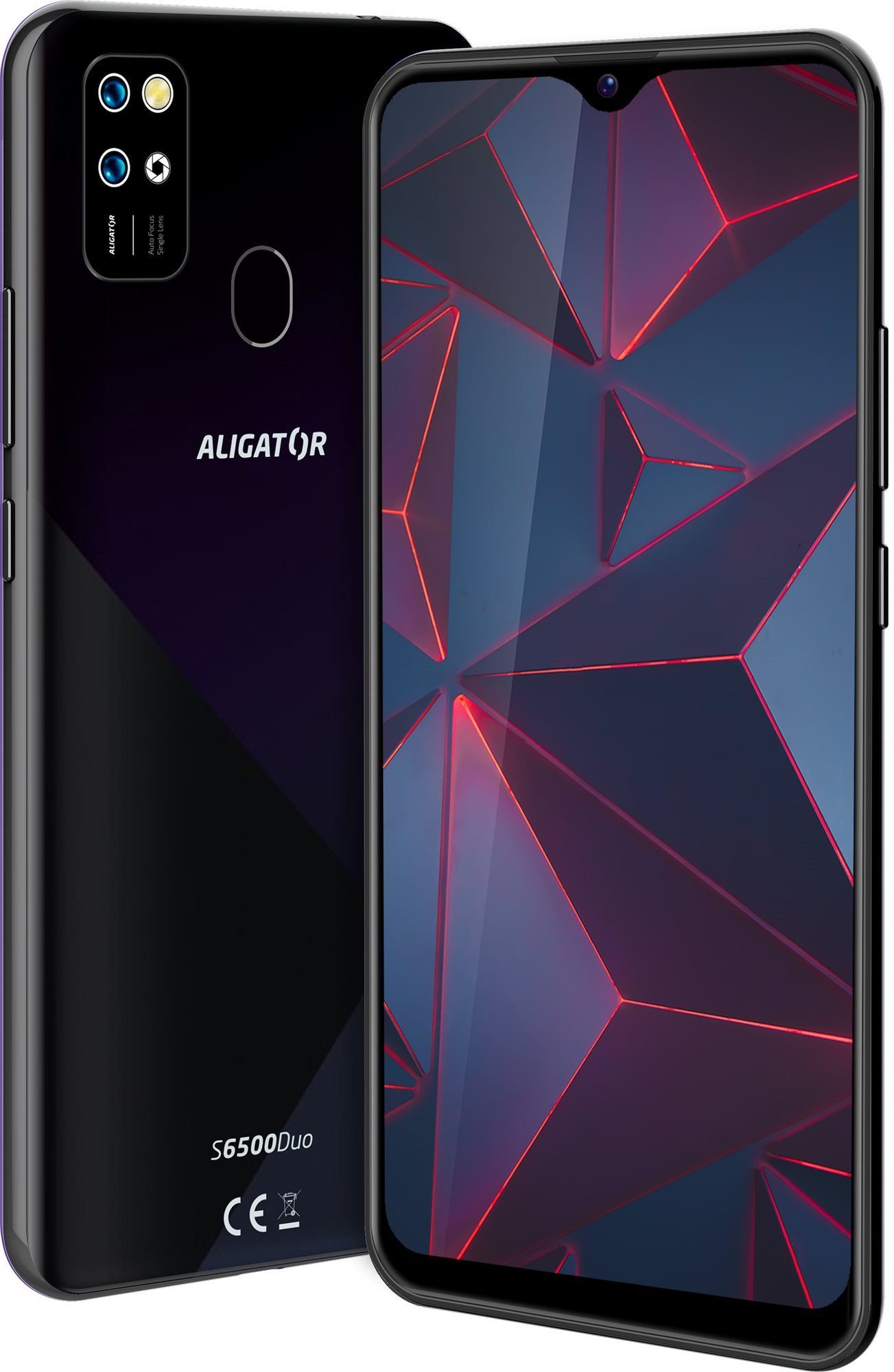Aligator S6500 Duo Crystal 32GB Black Mobile Phone