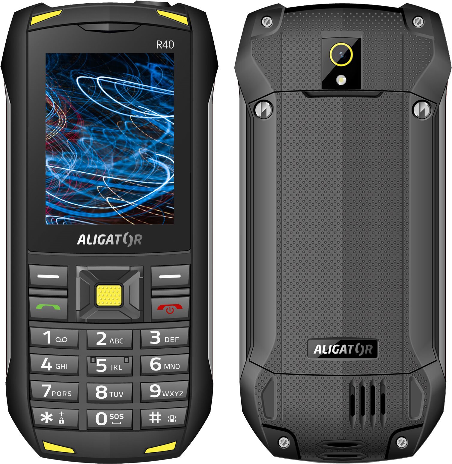 Aligator R40 eXtremo žltý Mobilný telefón