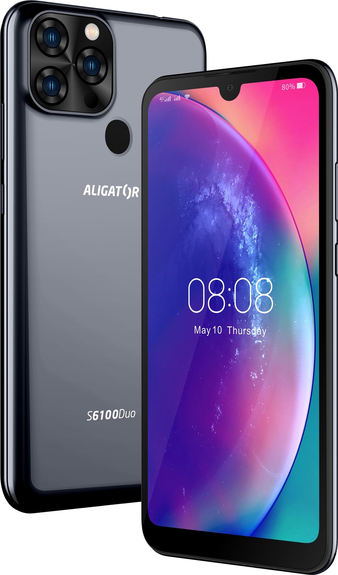 Alligator S6100 Schwarz Handy
