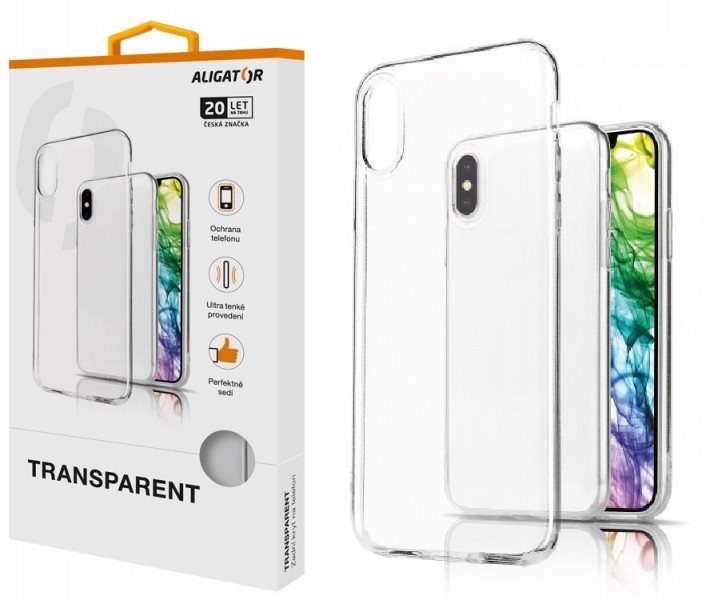 ALIGATOR S5520 Duo / Senior SUPER GEL transparentní Kryt na mobil