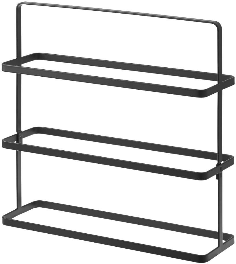Yamazaki Tower 2481, na 6 párov š. 50 cm, kov, čierny Botník