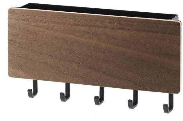 Yamazaki Rin 2729, kov/drevo, š. 18 cm, čierny Vešiak na kľúče