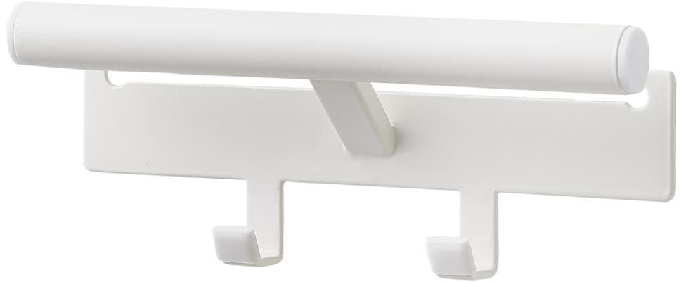 Yamazaki Tower 5316, kov/plast, š. 26 cm, biely Vešiak