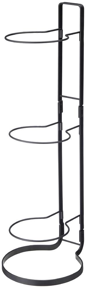 Yamazaki Frame 7290, 20.5 × 25.5 × výška 65 cm, čierny Vešiak