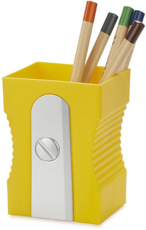 Balvi Sharpener 27415, plast, v. 8,5 cm, žltý Stojanček na perá