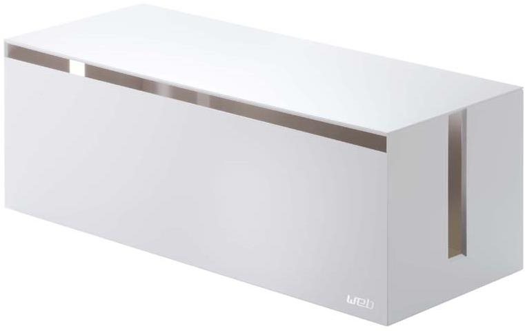 Yamazaki Box na nabíjačky Web 2707, plast, šírka 40 cm, biely...