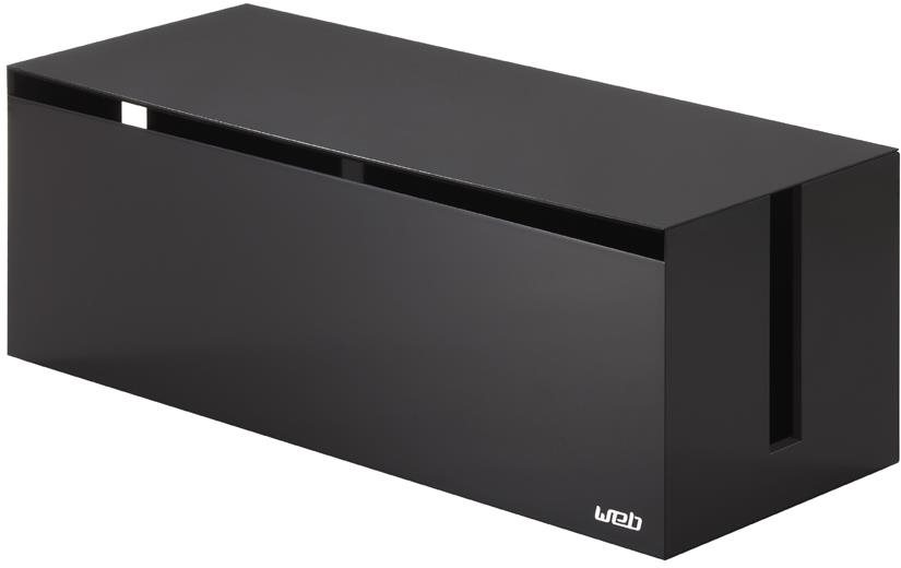 Yamazaki Box na nabíjačky Web 2708, plast, š. 40 cm, čierny...