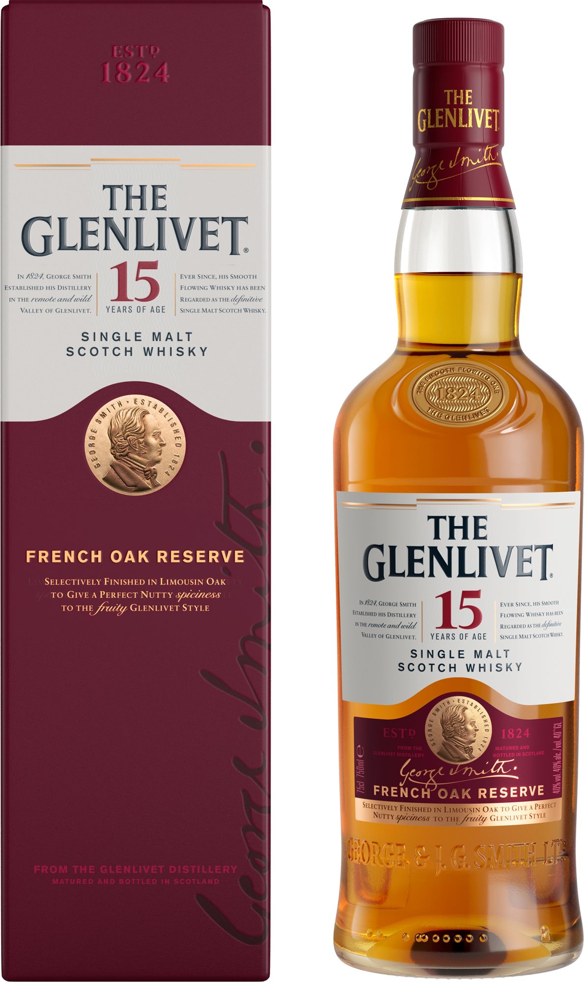 The Glenlivet 15Y 0,7l 40% Whisky