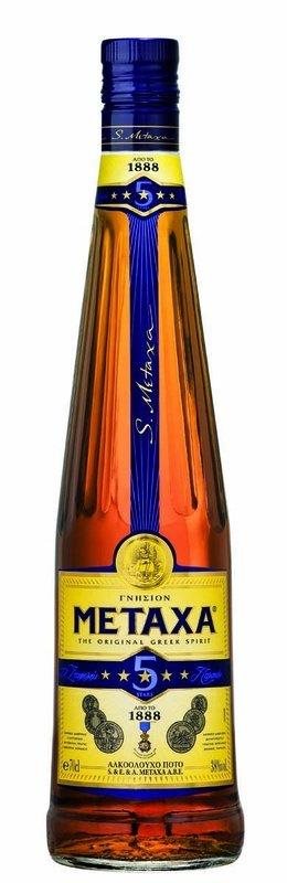 Metaxa 5* 0,7l 38% Brandy
