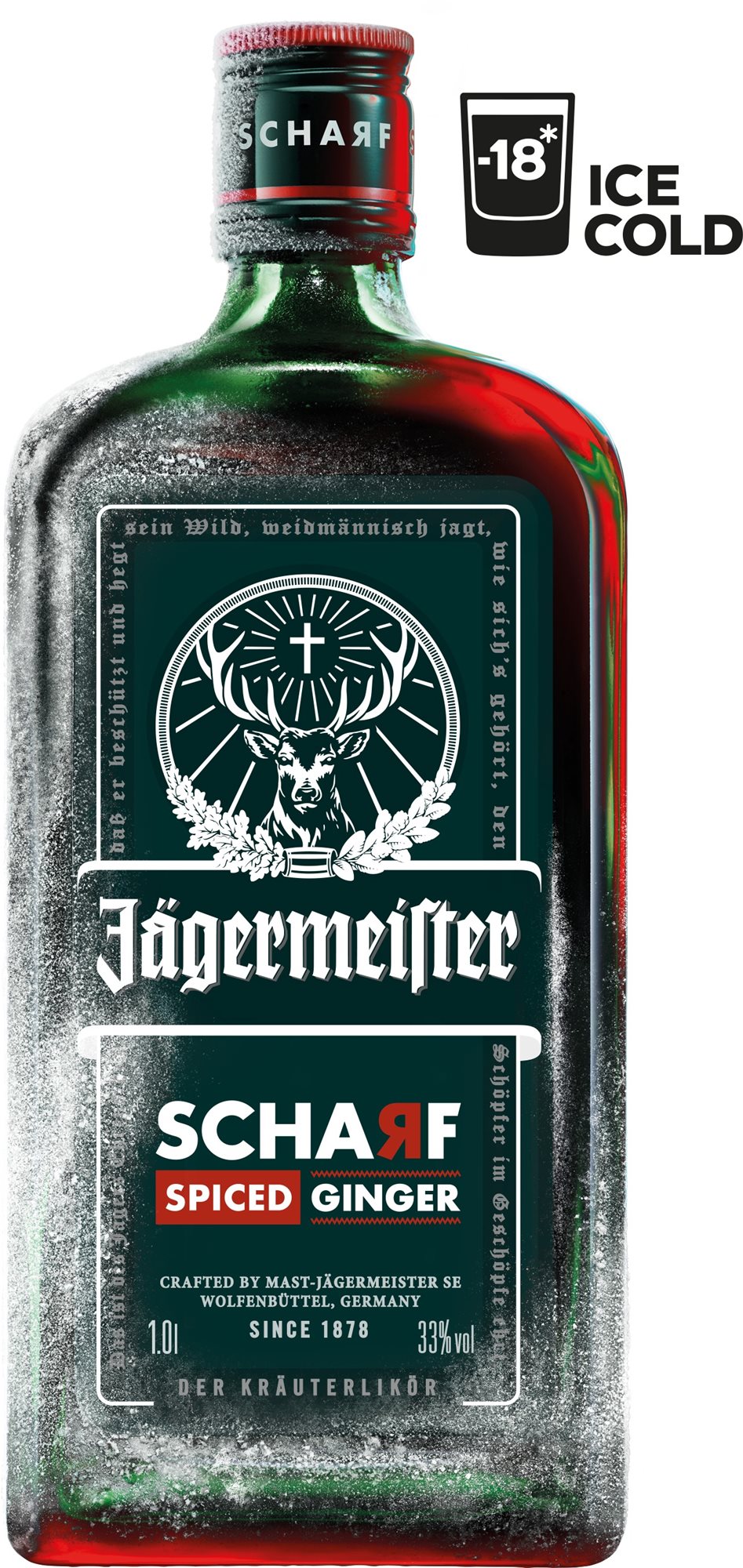 Jägermeister Scharf 1l 33% Likér