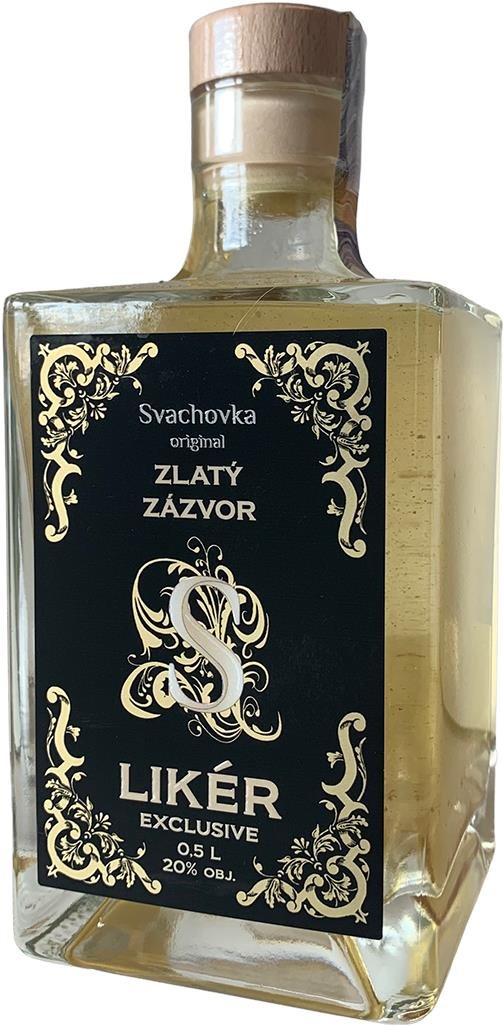 Zlatý Zázvor Exclusive Likér 0,5 l 20 % Likér