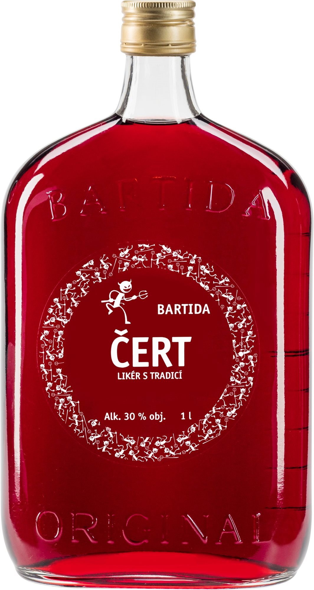 Bartida Čert 1l 30% Likér