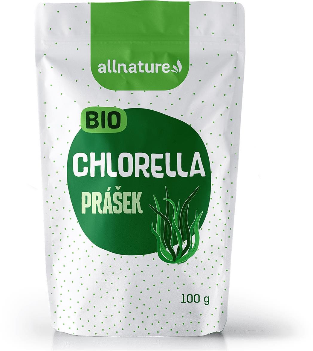 Allnature Chlorella prášok BIO 100 g Doplnok stravy