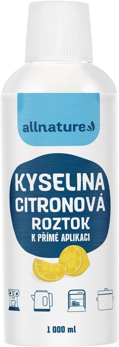 Allnature Kyselina citrónová roztok 1000 ml Ekologický čistiaci...