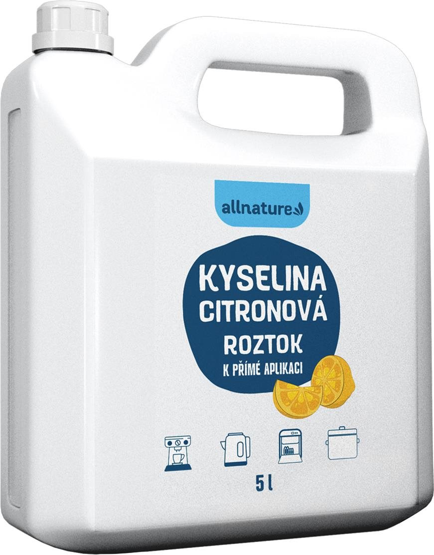 Allnature Kyselina citrónová roztok 5000 ml Ekologický čistiaci...