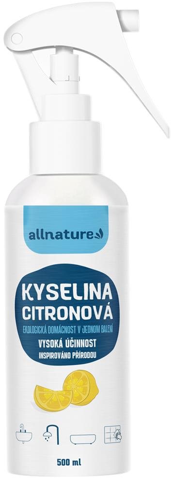 Allnature Kyselina citrónová v spreji 500 ml Ekologický čistiaci...
