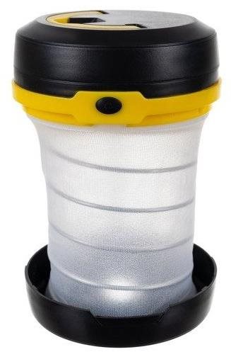 Skládací turistická lampa Trizand 2v1 žlutá Svítilna