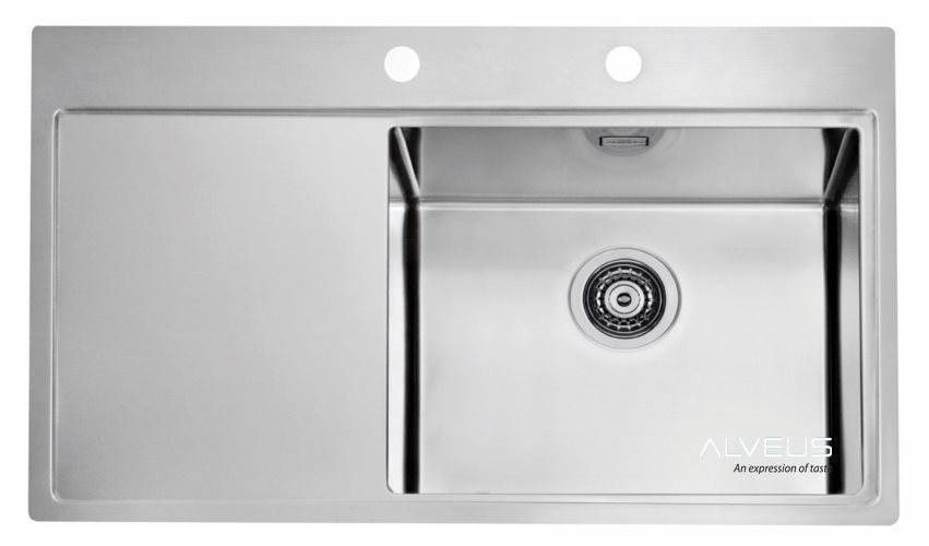 Alveus Pure 50 - pravý Nerezový drez