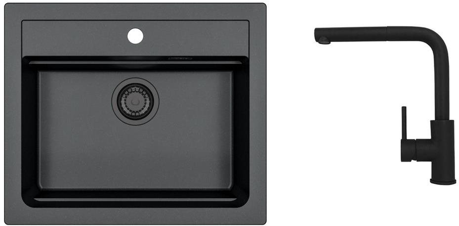 Alveus Atrox 30 91 + batéria Zeos-P black HU Set drezu a batérie
