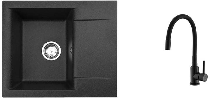 Alveus GEM 20 91 + batéria Mintas black MAT Set drezu a batérie