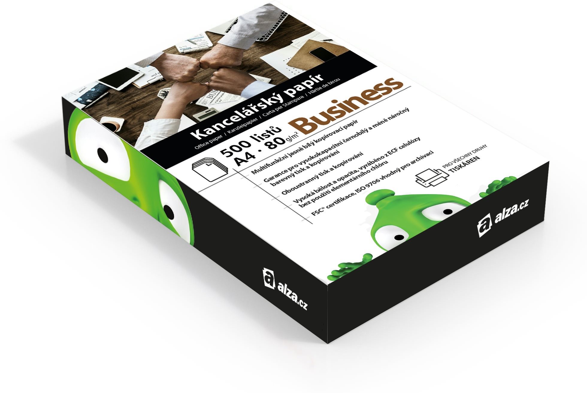 Alza Business Papier A4 80g 500 Blätter Kanzleipapier