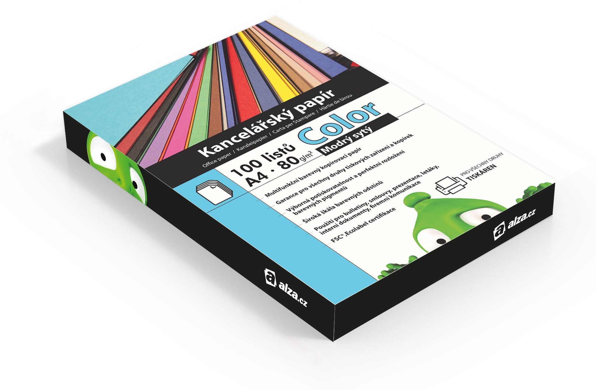 Alza Color A4 tiefblau 80g 100 Blatt Kanzleipapier