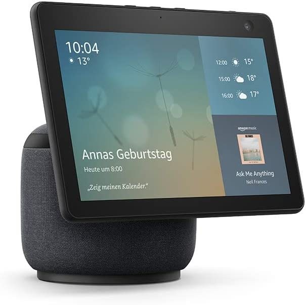 Amazon Echo Show 10 (3. Generation) Charcoal Sprachassistent