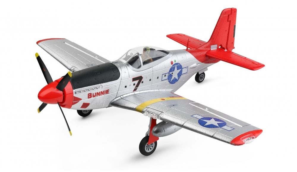 Amewi RC lietadlo AMXFlight P51 4 kanály 3D / 6G RC lietadlo