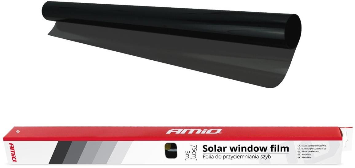 AMIO Stmievacia fólia na okná Super Dark Black 0,75 × 3 m (5 %)...