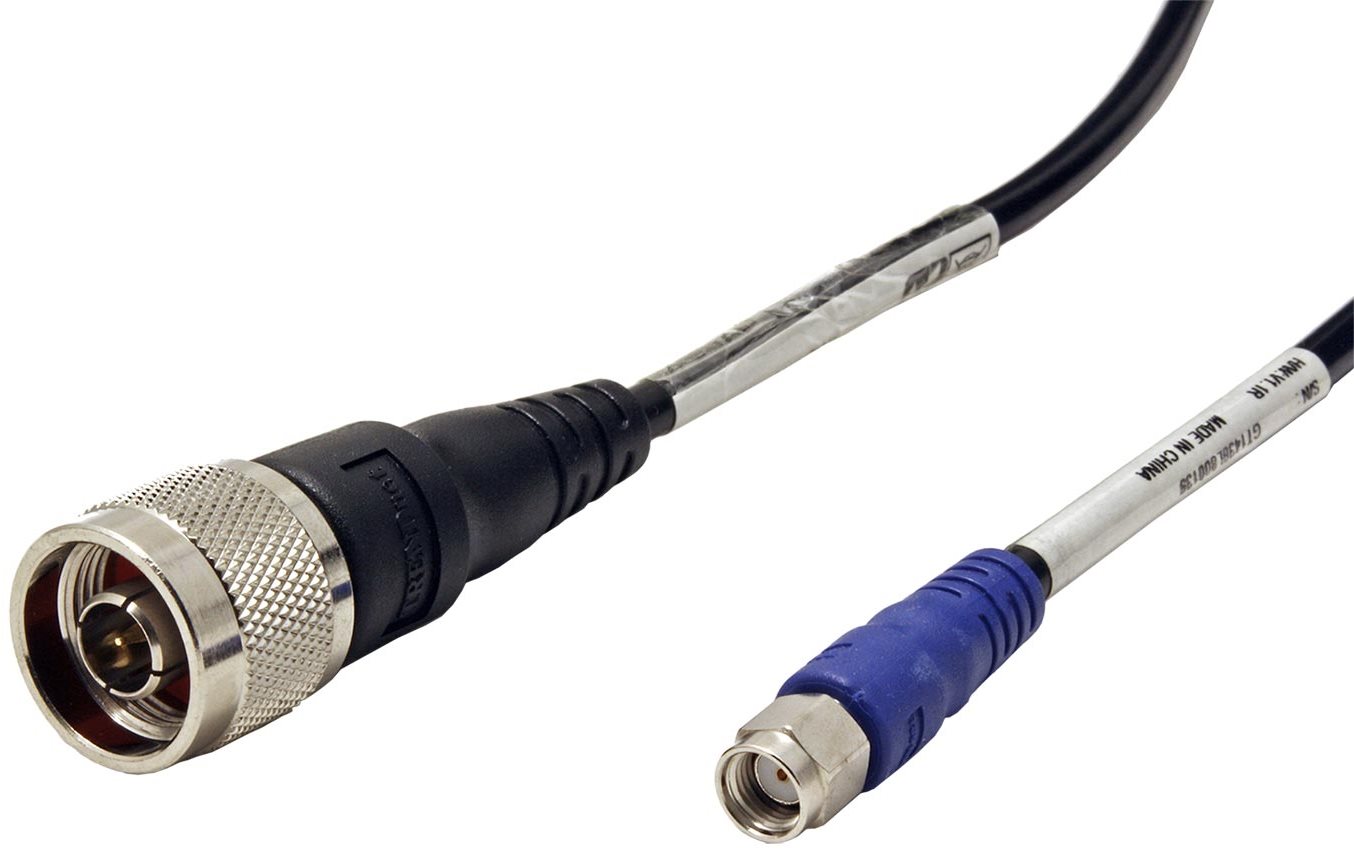 OEM Antenna Cable RP-SMA (M) - N (M), Low Loss, 8m Coaxial Cable
