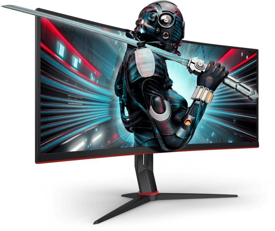 34" AOC CU34G2X/BK Gaming LCD Monitor