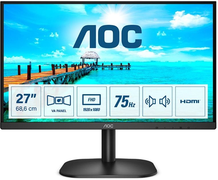 27" AOC 27B2AM LCD Monitor