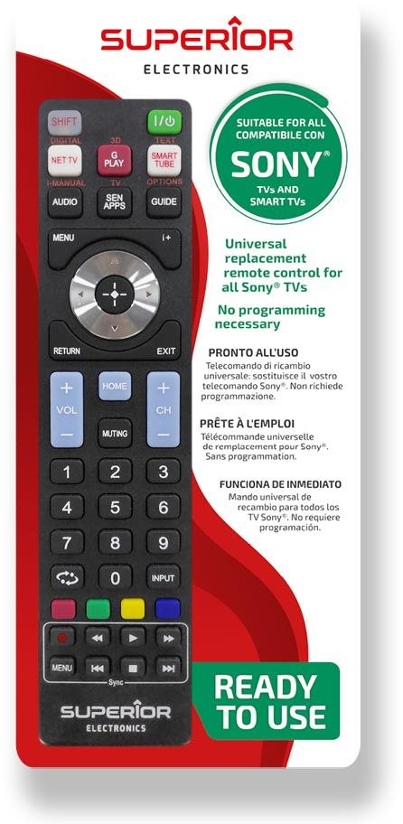 Superior na Sony Smart TV Diaľkové ovládanie