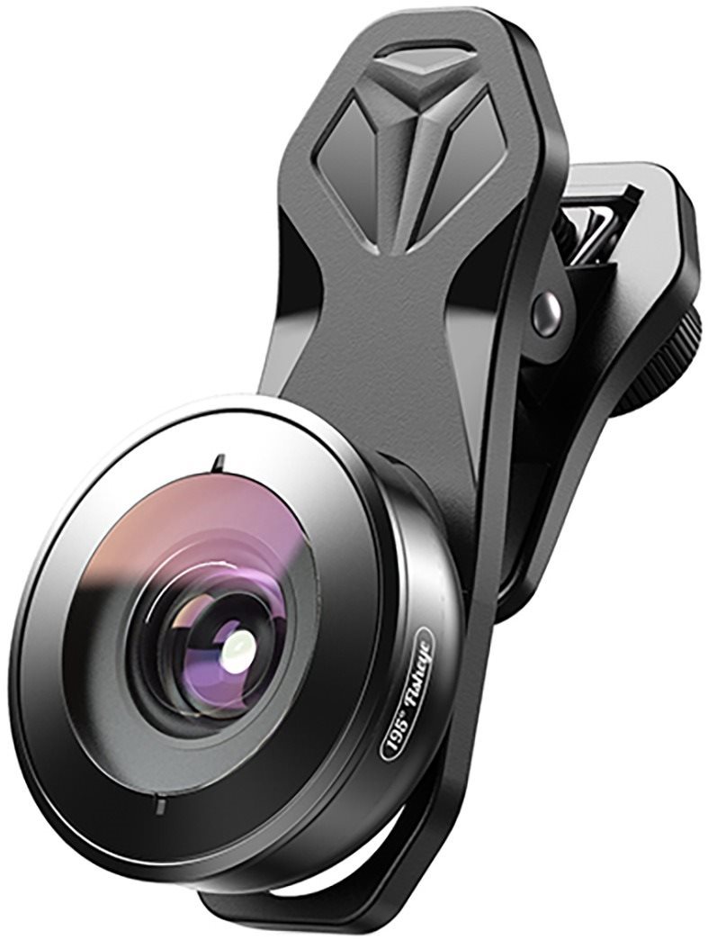 Apexel HD 195° Fisheye šošovka s klipsom Objektív na mobil