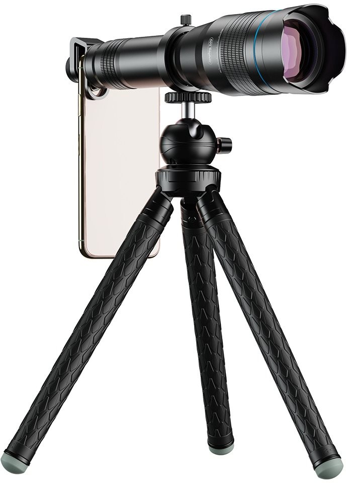 Apexel 60X Telescope Lens with Tripod Objektív na mobil