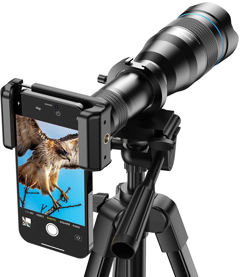 Apexel 60X Telescope Lens with Camera Tripod Objektív na mobil