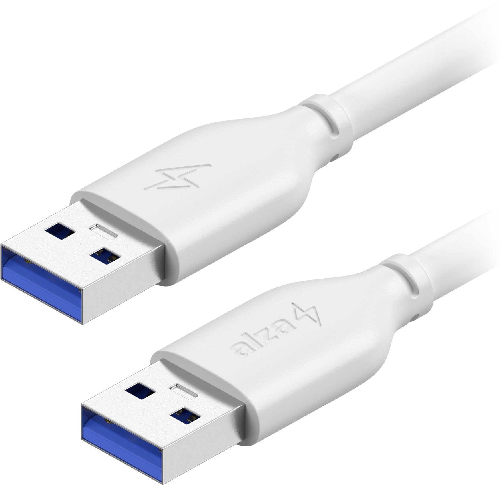 AlzaPower Core USB-A (M) to USB-A (M) 3.0, 1,5m, fehér Adatkábel