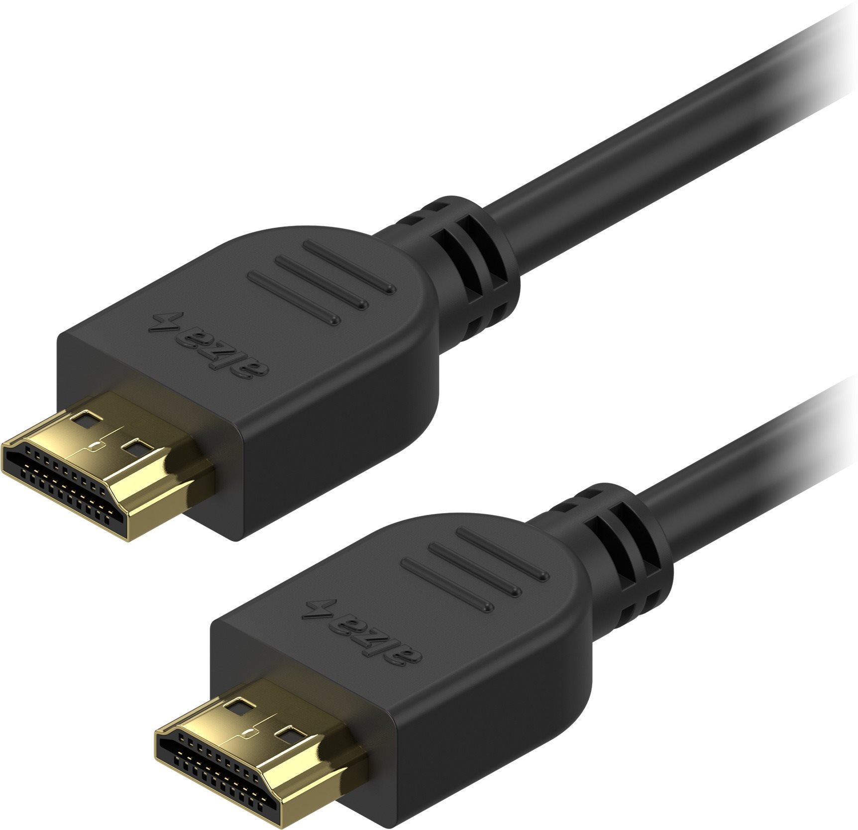 AlzaPower Core HDMI 1.4 High Speed 4K, 0.5m, Black Video Cable