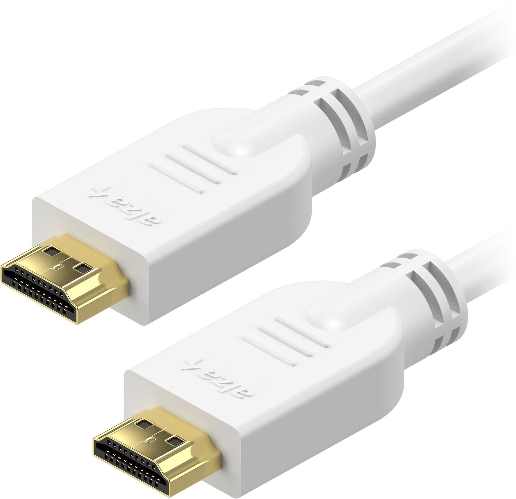 AlzaPower Core HDMI 1.4 High Speed 4K 20m White Video Cable